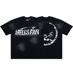 Hellstar Gradient Block Logo Heavyweight Washed T-Shirt