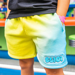 Cotton Candy Sweatshorts - Blueberry Lemonade