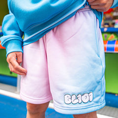 Cotton Candy Sweatshorts - Bubble Gum