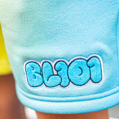 Cotton Candy Sweatshorts - Blueberry Lemonade