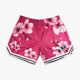 Cherry Blossoms Court Shorts - Pink