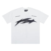 Hellstar Abstract Racing Tribal Logo Graphic T-Shirt