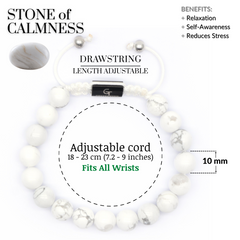 Men's HOWLITE Beaded Bracelet