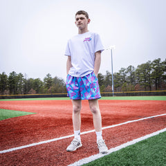 Rain Delay Shorts - Cotton Candy