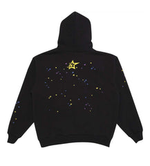 Sp5der P*nk Hoodie V2 Black