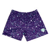 Splatter Shorts - Purple