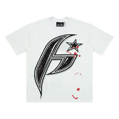 Hellstar Splatter Star "H" Oversized Graphic T-Shirt