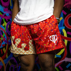 Ice Cream Shorts - Cherry