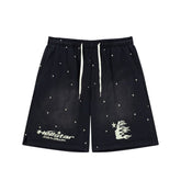 Hellstar Vintage Wash Star Graphic Sweatshorts
