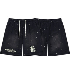 Hellstar Vintage Wash Star Graphic Sweatshorts
