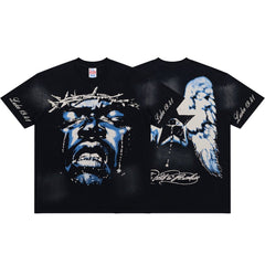Hellstar Luke 1941 Vintage T-Shirt - Washed Black