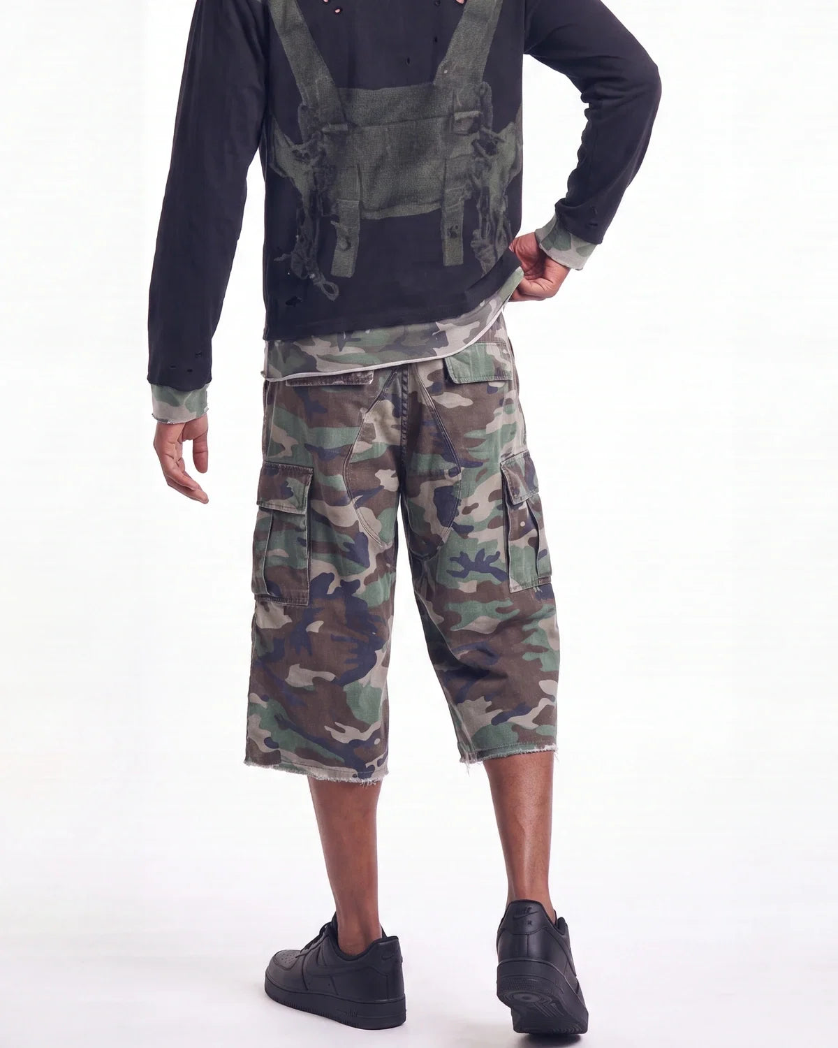 Bravest Studios War Baby Camo Cargo Shorts