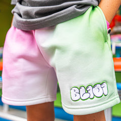 Cotton Candy Sweatshorts - Sour Apple