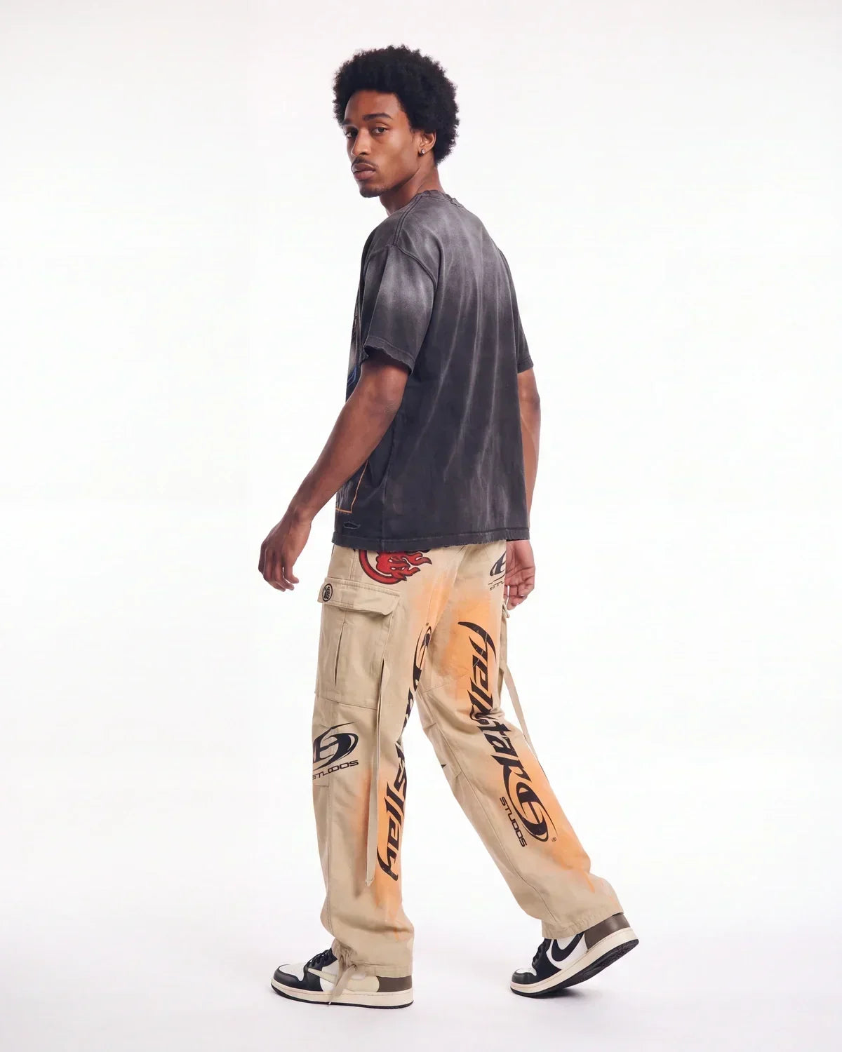 Hellstar Spray Paint Studio Cargos
