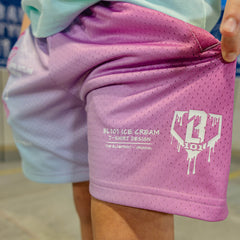 OG Ice Cream Design Shorts - Light Blue