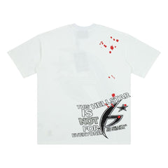 Hellstar Splatter Star "H" Oversized Graphic T-Shirt