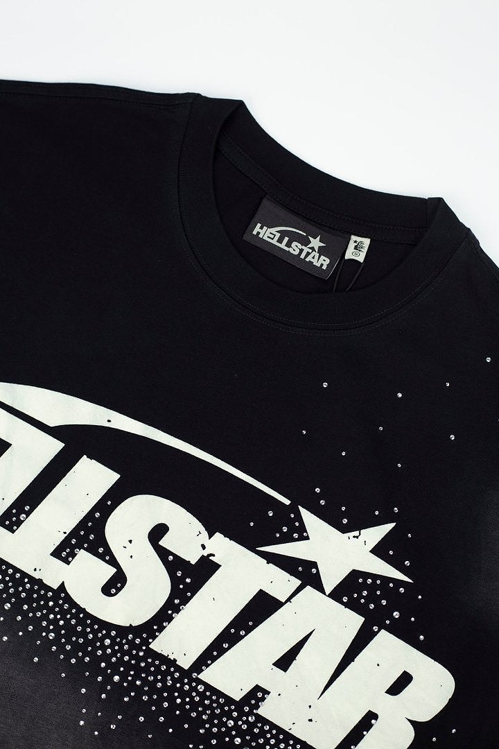 Hellstar Flame Face Star Graphic Heavyweight Washed T-Shirt