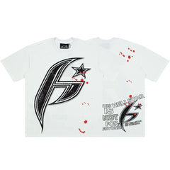 Hellstar Splatter Star "H" Oversized Graphic T-Shirt