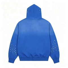 Vale Forever Classico Zip Up Hoodie Sapphire Blue