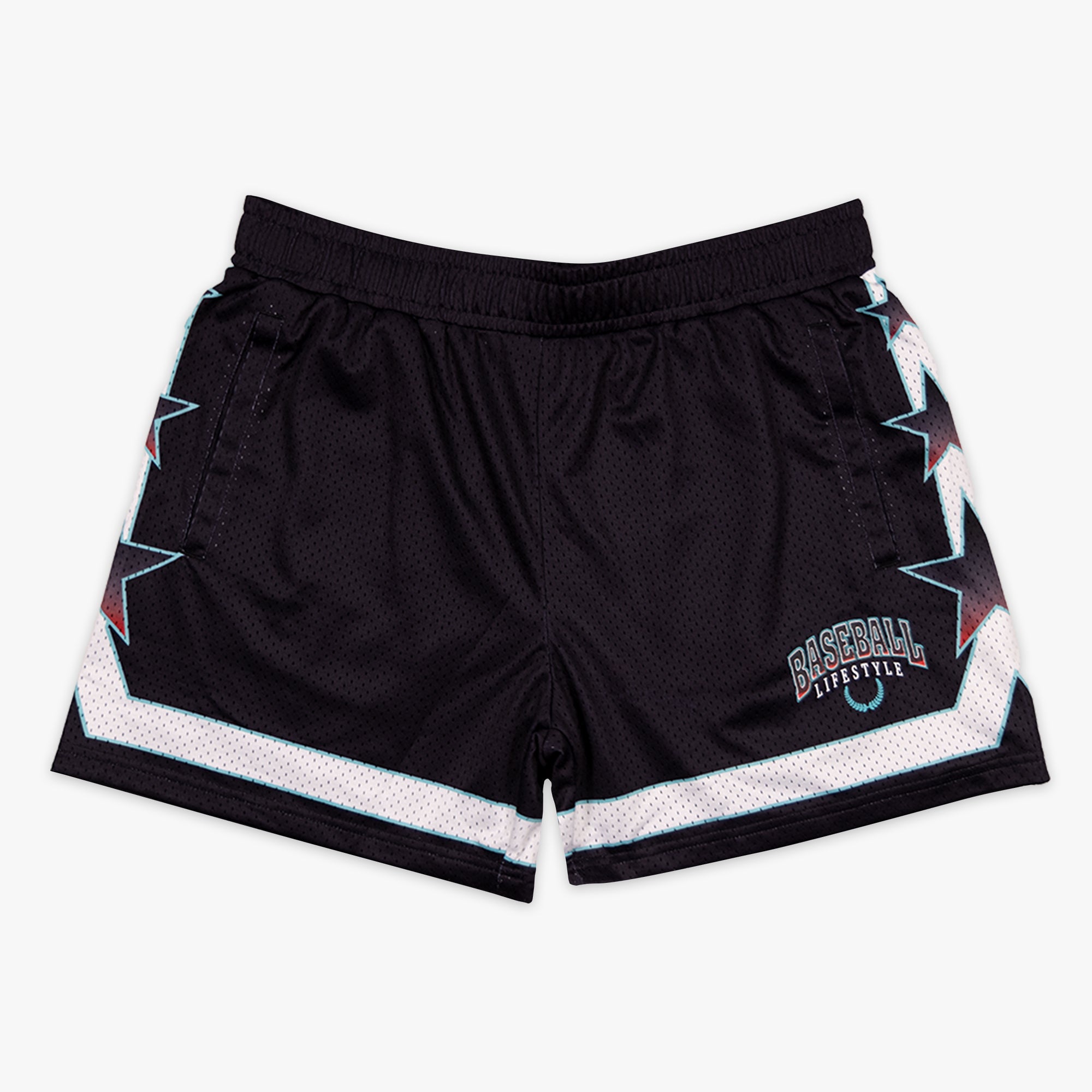 Champions Star Shorts - Black/Teal