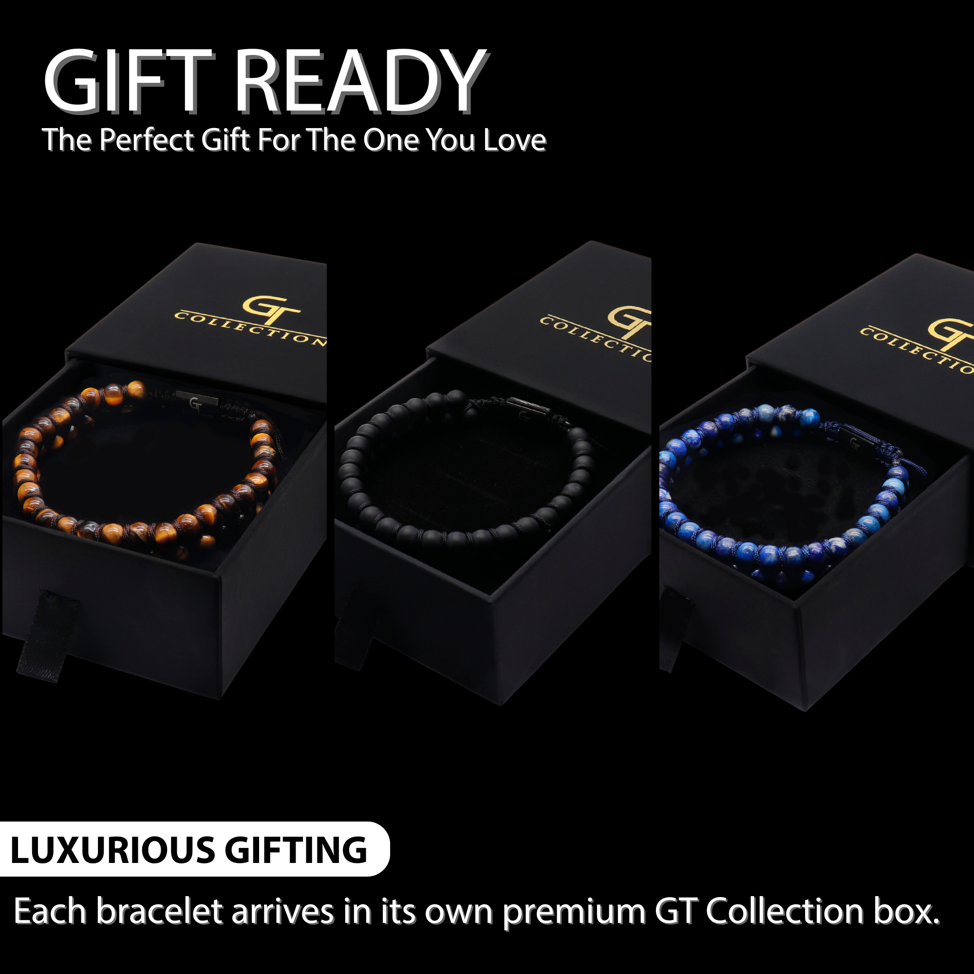 Double Bead Bracelet Set for Men – Confidence, Strength & Focus