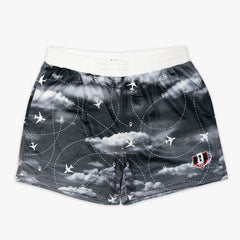 Flight Map Youth Shorts - Red Eye