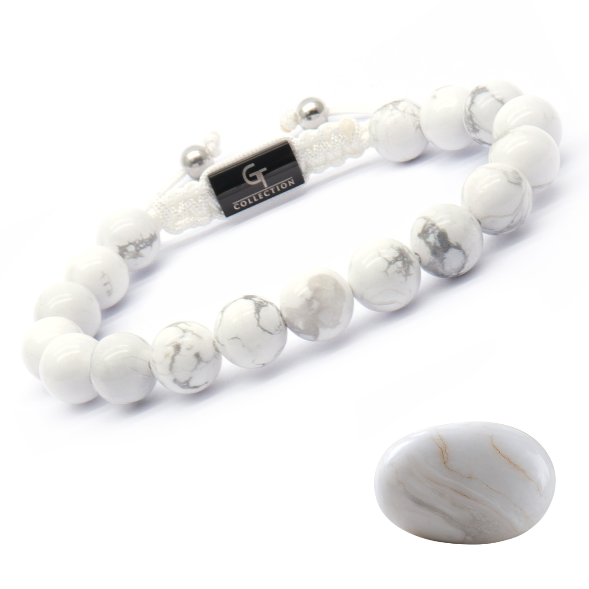 Men's HOWLITE Beaded Bracelet
