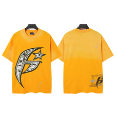 Hellstar Style Vintage Wash Graphic Oversized T-Shirt - Multi-Color Collection