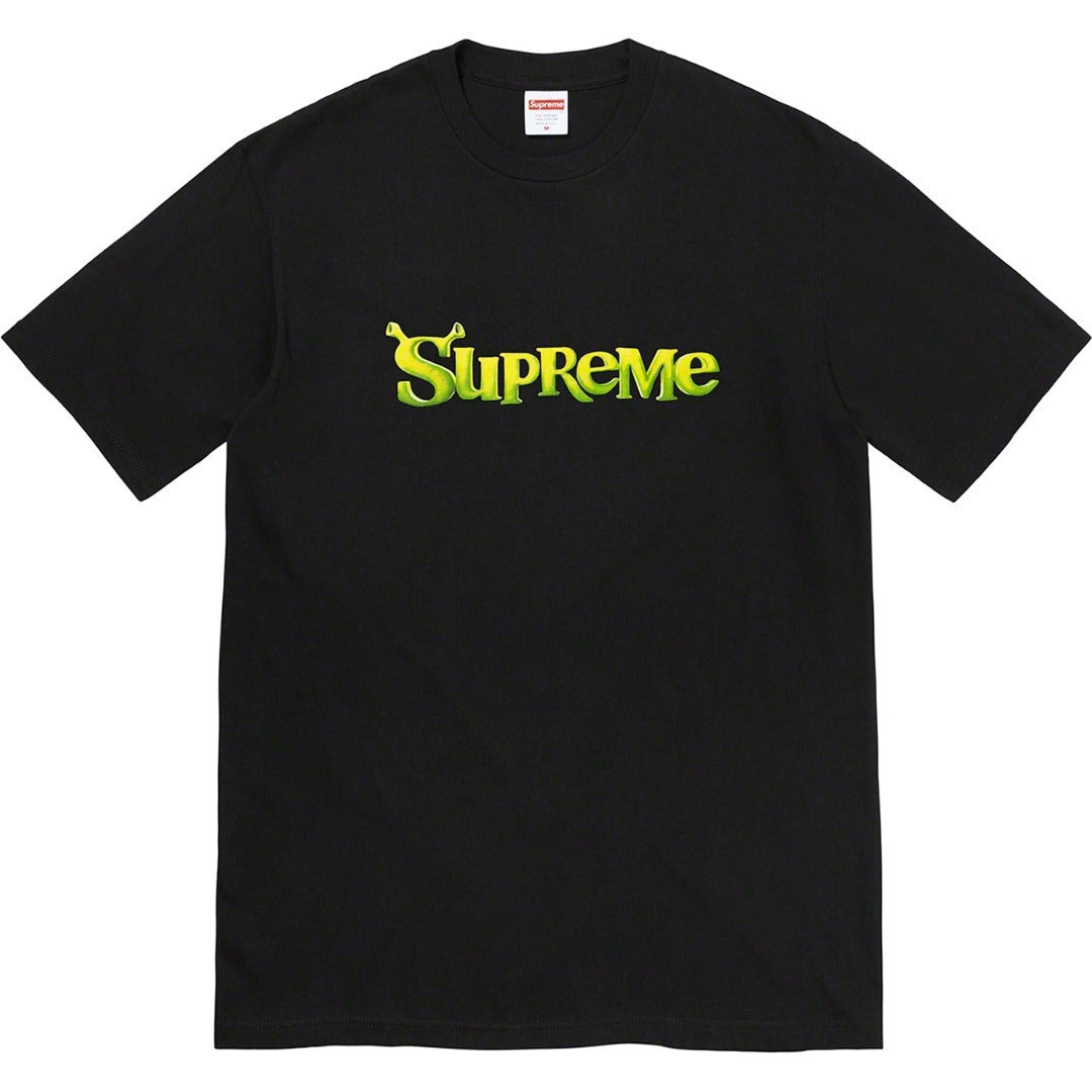 Supreme Shrek Logo Tee – Black / Green