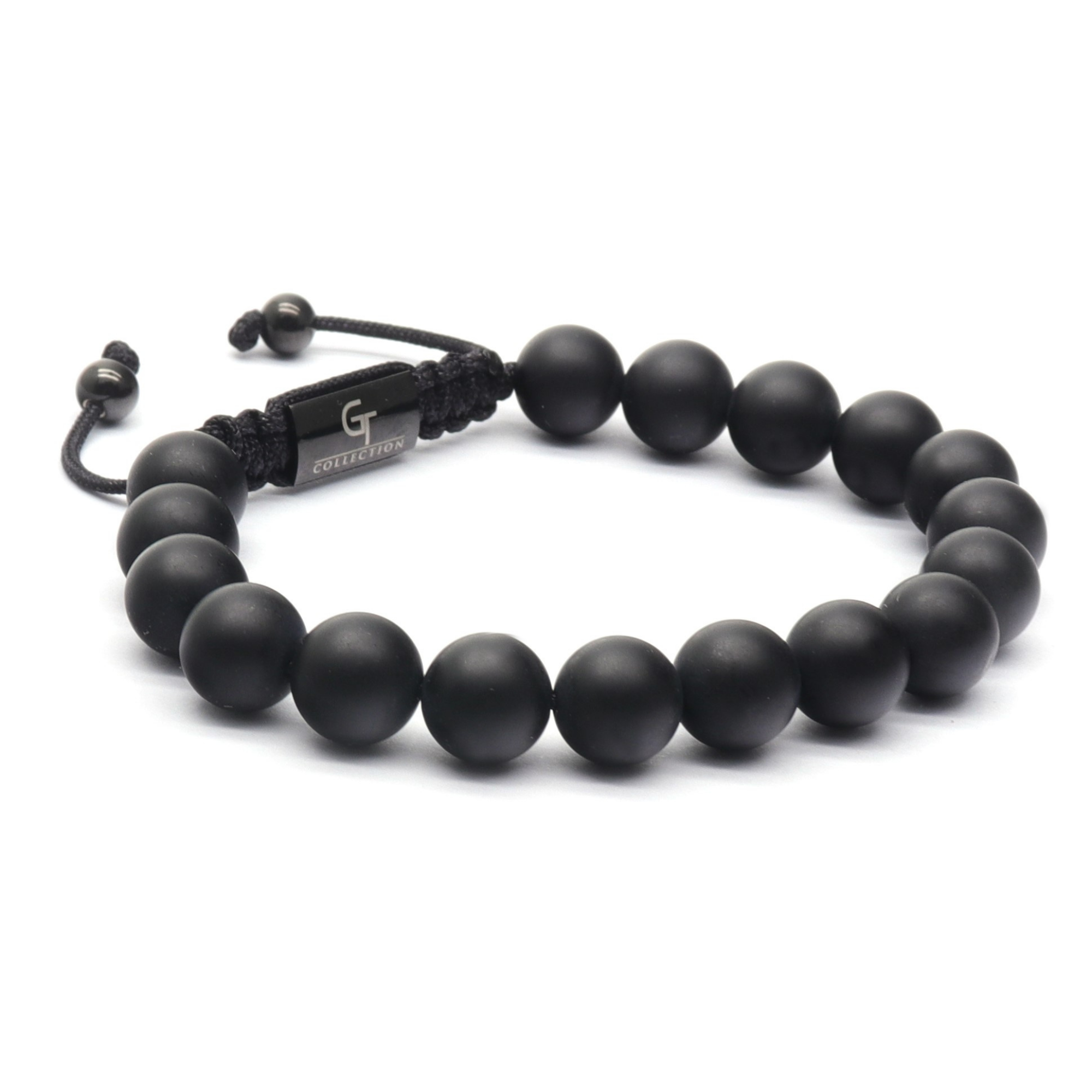 3 PIECE SET - BLACK ONYX Bracelets - The Strength Set
