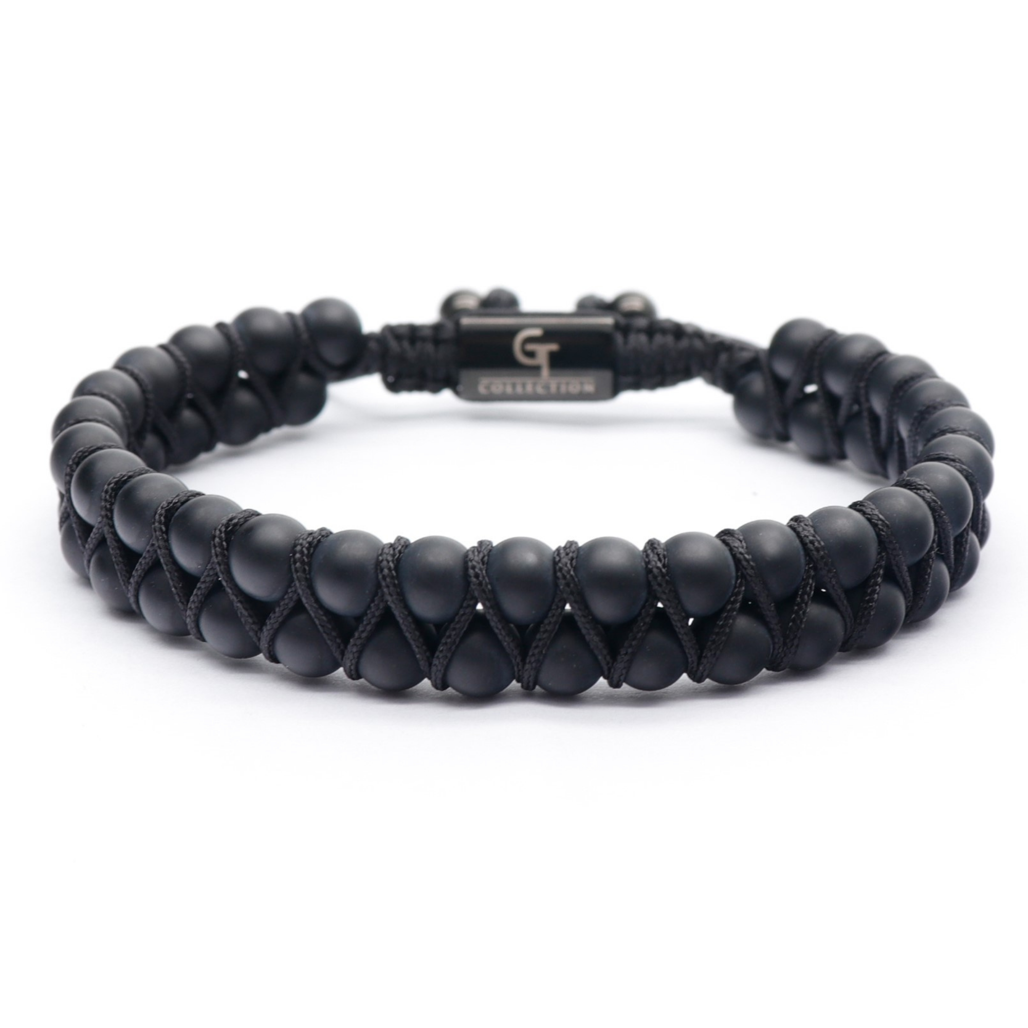 3 PIECE SET - BLACK ONYX Bracelets - The Strength Set