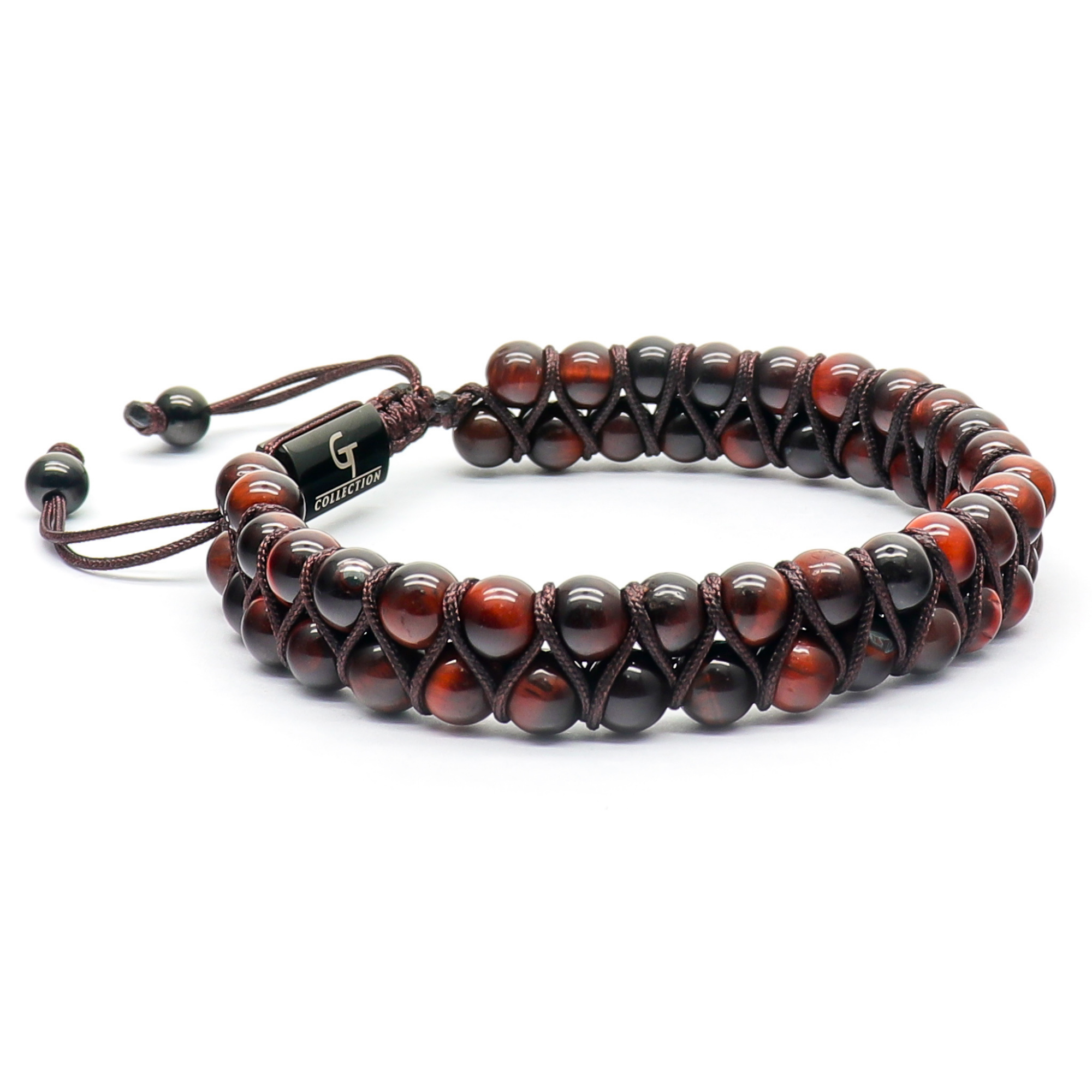 3 PIECE SET - RED TIGER EYE Bracelets - The Motivation Set