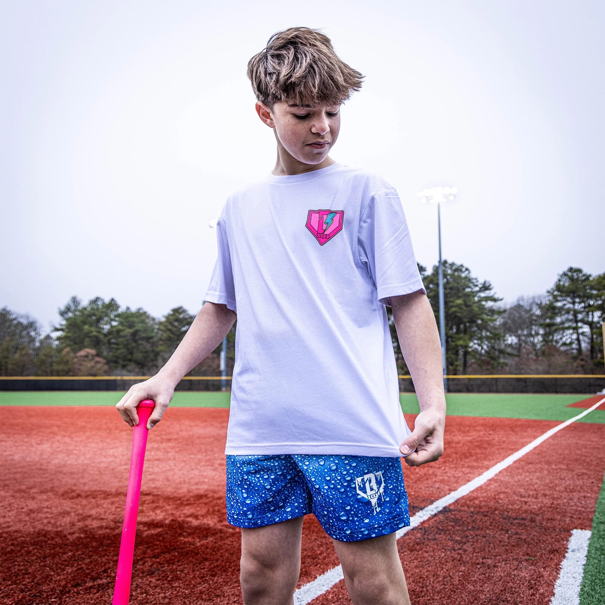 Rain Delay Tee - Lightning Bolt