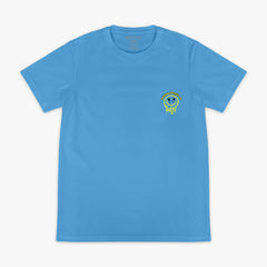 Retro Graffiti Tee - Blue/Yellow