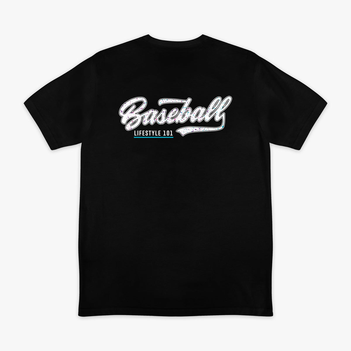 Splatter Tee - Black/White