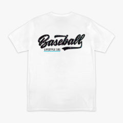 Splatter Tee - White/Galaxy