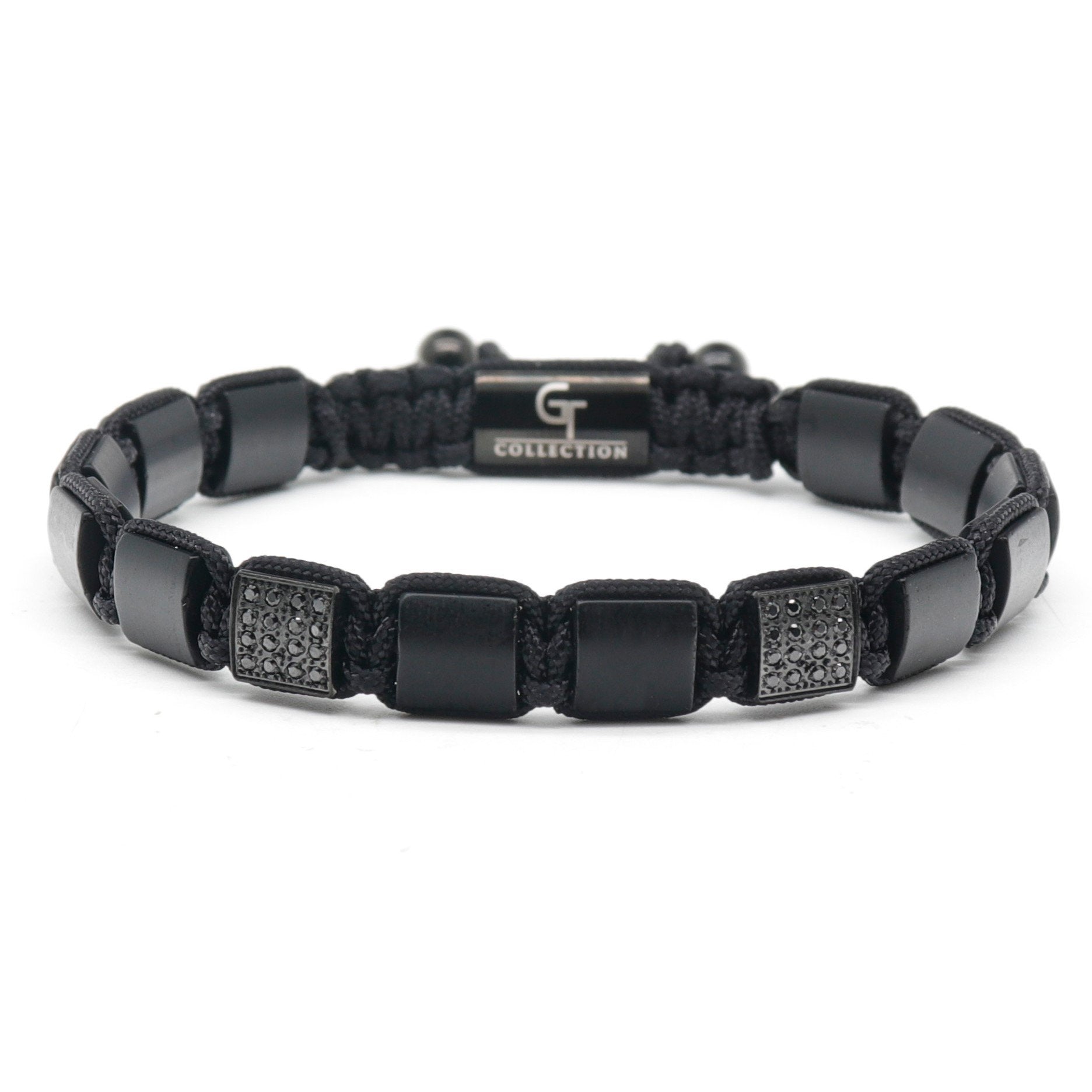 3 PIECE SET - BLACK ONYX Bracelets - The Strength Set