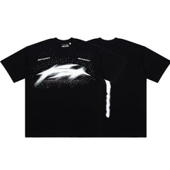 Hellstar Abstract Racing Tribal Logo Graphic T-Shirt