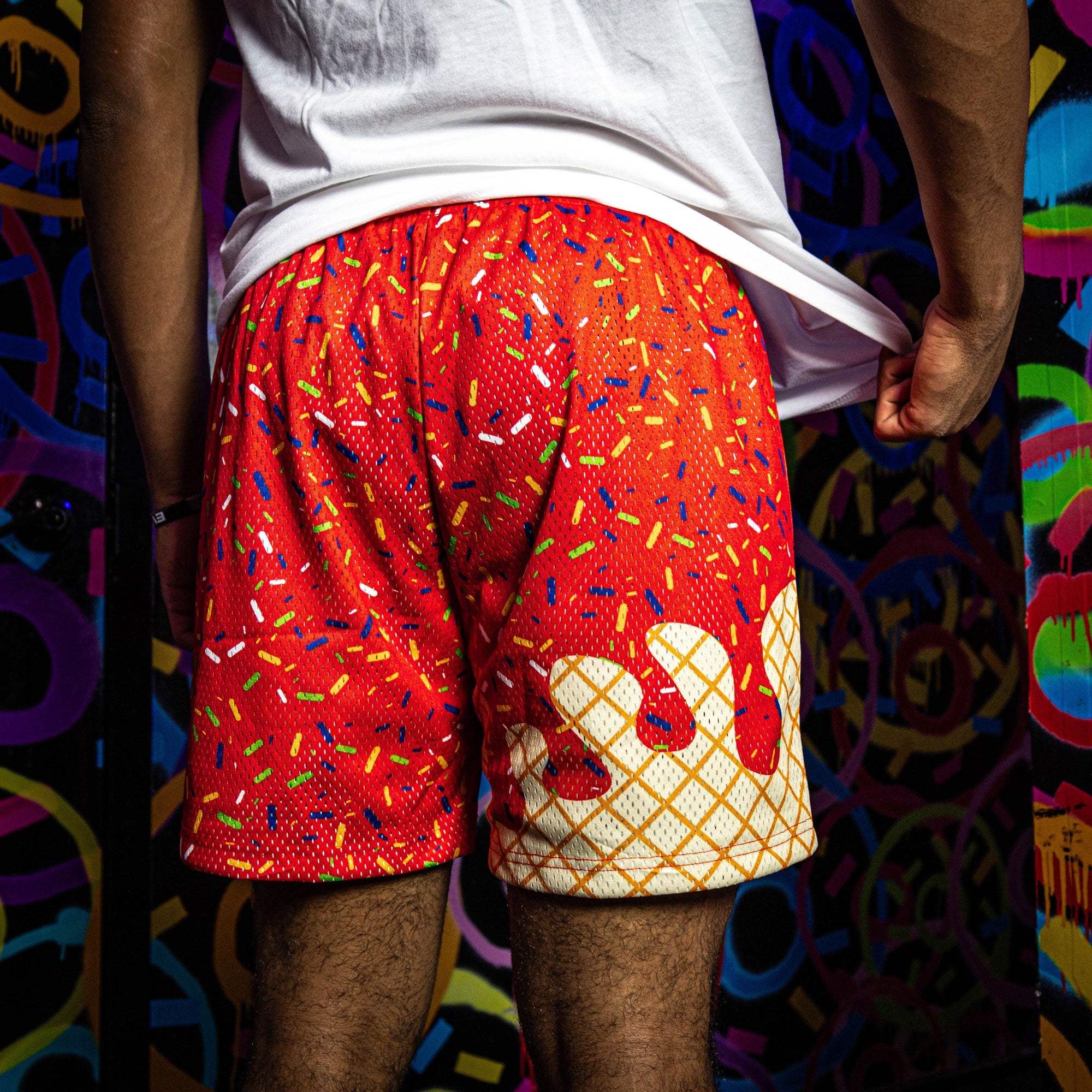 Ice Cream Shorts - Cherry