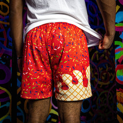 Ice Cream Shorts - Cherry