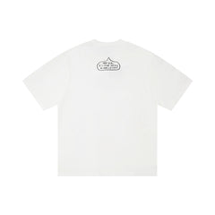 Hellstar Rhinestone & Graphic Short Sleeve T-Shirt (White)