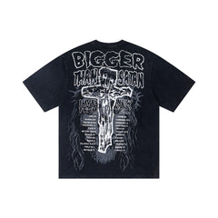 Hellstar Ghost Graphic Washed Short Sleeve T-Shirt